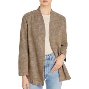 ✨NWT✨ Eileen Fisher Tweed Open Front Long jacket Medium